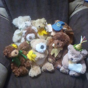 Vintage Boyd's Bears - Lot of 8 Daffodil Days Bears